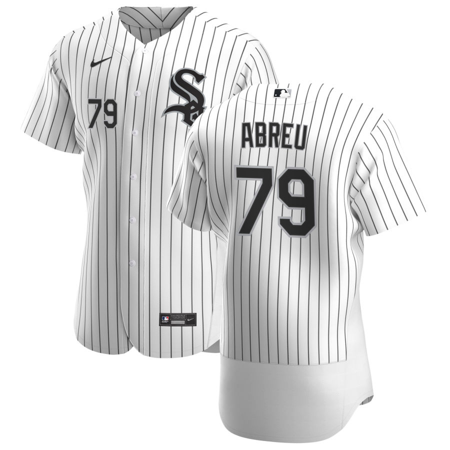 Chicago White Sox 79 Jose Abreu Men Nike White Home 2020 Authentic Player MLB Jersey